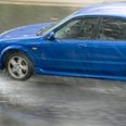Driving in the wet: hydroplaning