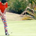 Luis Figo steps out in the most horrific golf gear imaginable