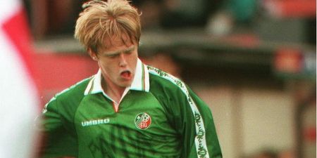 Irish Soccer’s Most Memorable Moments, No 41: Duffer on the world stage, 1997