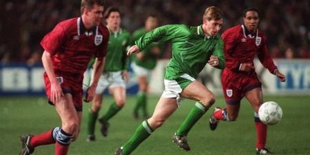 Irish Soccer’s Most Memorable Moments, No 36: David Kelly goal versus England, 1995