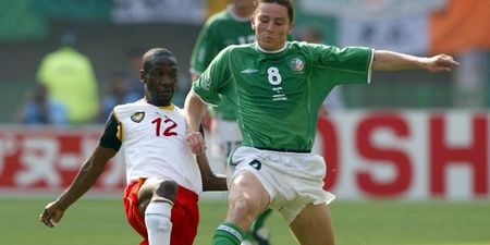 Irish Soccer’s Most Memorable Moments, No 31: Matt Holland’s goal against Cameroon, 2002
