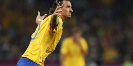 Video: Just the hat-trick of goals for Zlatan Ibrahimovic tonight for Sweden