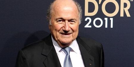 Tweet of the Day: Sepp Blatter talking crap