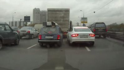 Video: Audi A7 driver shows some serious road rage to a flimsy Lada