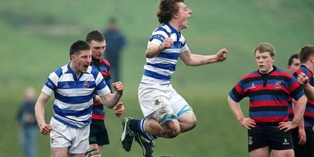 Your schools rugby offload/wedgie combo picture of the week