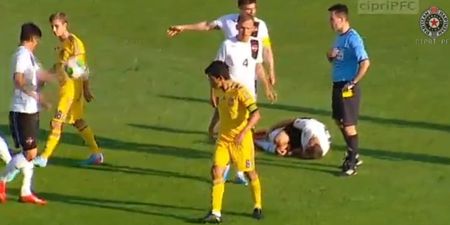 Video: This is one hell of a skillful way of getting a red card