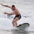 Lions Pic of the Day: Surf’s up for BOD in beach recovery session