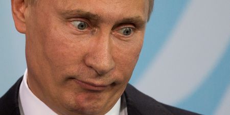 Pic: WTF? Vladimir Putin’s political party have unveiled a new ‘straight’ flag