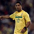 Ronaldinho gets the better of Seaman yet again as he releases his own brand of condoms