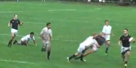 Video: Probably the biggest, most bone-shuddering hit of the year from New Zealand schools rugby
