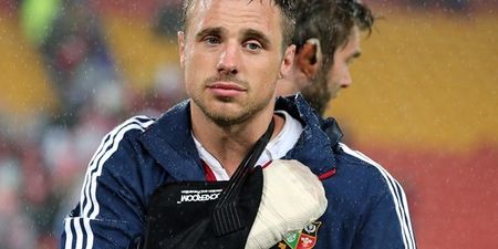 A picture tells a thousand words. Disaster for Bowe as hand injury set to rule him out of Lions Tour