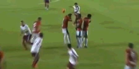 Video: Have you ever seen more swerve on a free-kick than this one?