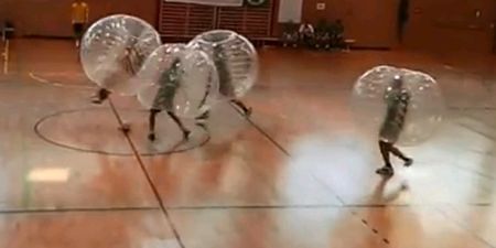 Video: If you’ve never played bubble football, you’ll be dying to after watching this