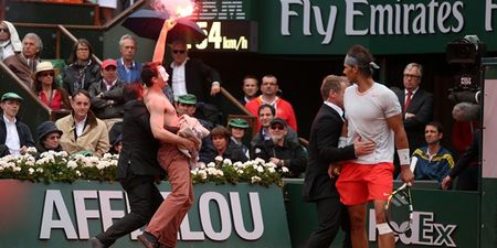 Pic: Trouble flares up in French Open Final