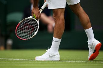 It didn’t take Nike long to come up with a clever ad about Roger Federer’s orange-soled shoes