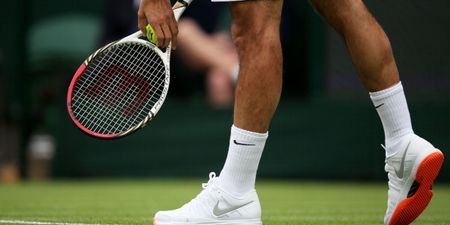 It didn’t take Nike long to come up with a clever ad about Roger Federer’s orange-soled shoes