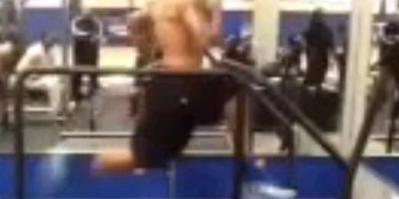 Video: Ever see a guy run at 25MPH on a treadmill? Watch Arizona Cardinals’ Robert Gill do just that
