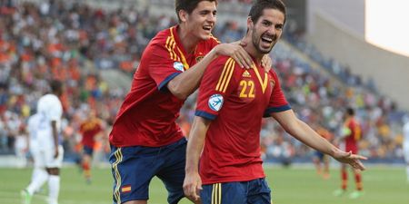 Video: Isco’s delicious first touch and finish for Spain under-21s today