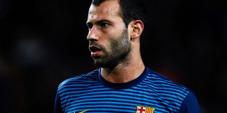 Video: Did you see Javier Mascherano get one of the daftest red cards ever last night?
