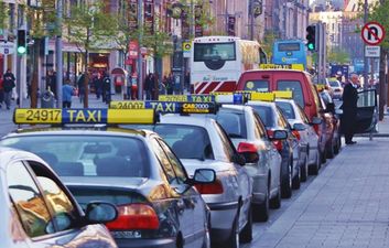 Taxi drivers in Dublin are staging a protest this afternoon
