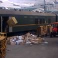 Video: In Russia, they unload post like they drive cars… no f*cks given