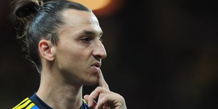 Video: Zlatan throws ball at opposition keeper’s face, claims it was a no-look pass