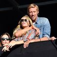 Video: Peter Crouch almost drops his girlfriend Abbey Clancy off his shoulders while partying in Ibiza