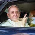 Pope Francis practices what he preaches by rolling around in an old Ford Focus