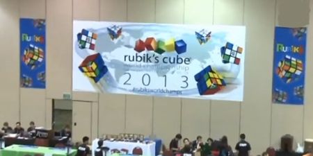 Video: Gone in seven seconds – Rubik’s Cube World Champion blitzes competition