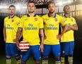 Pictures: Arsenal’s new away kit launched today