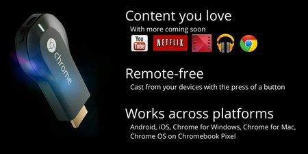 Google announces Chromecast for HDMI streaming to your TV