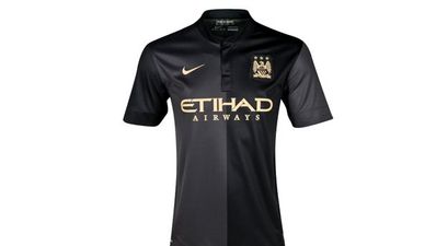 Pic: Manchester City officially unveil slick new black away kit
