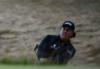 Video: Phil Mickelson plays ridiculous shot in practice for British Open