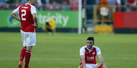 Picture: Heartbreak for the League of Ireland sides in the Europa League