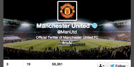 Manchester United finally joins Twitter