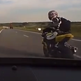 Video: Motorcyclist tries to bully a driver, it doesn’t end well…