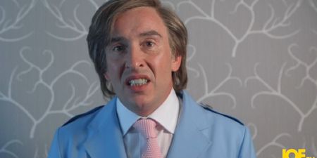 JOE Exclusive: Alan Partridge has a very special and very funny greeting for his Irish fans