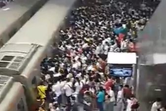 Video: Look at how mental it gets in a Beijing train station during rush hour