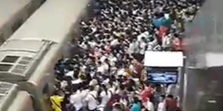 Video: Look at how mental it gets in a Beijing train station during rush hour