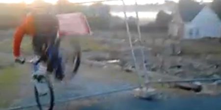 Video: Have you seen the Offaly version of Evel Knievel?