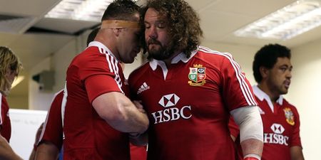 Lions Pic of the Day: Cian Healy catches Adam Jones’ brilliant ‘surprise-face’