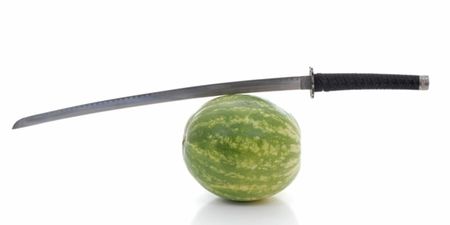 Video: How NOT to cut a watermelon