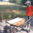 Video: The motorised wheelbarrow, a prized invention