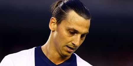 Pic: Shy and retiring Zlatan strutting around in some fetching attire