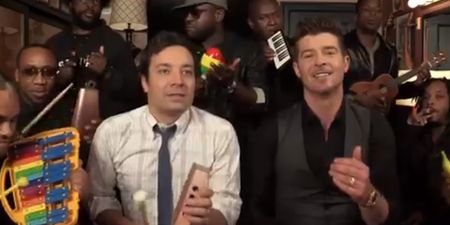 Video: Jimmy Fallon and Robin Thicke do ‘Blurred Lines’
