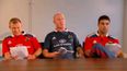 Video: Earls, Murray and O’Connell surprise Munster fans at job interview