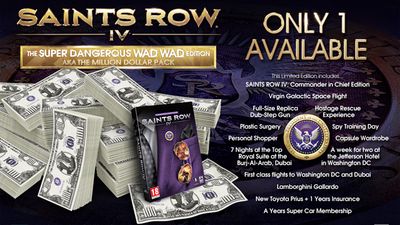 Saints Row IV ‘Super Dangerous Wad Wad’ edition goes on sale for just $1,000,000