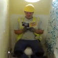 Video: Irish builders have the craic while destroying a bathroom wall