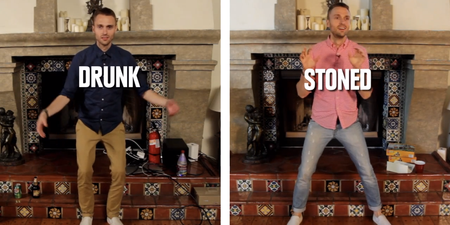 Video: Is it better to be drunk or stoned?