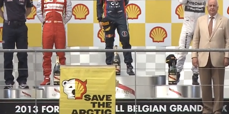 Video: Greenpeace cleverly trolls Shell at the 2013 Belgian Grand Prix